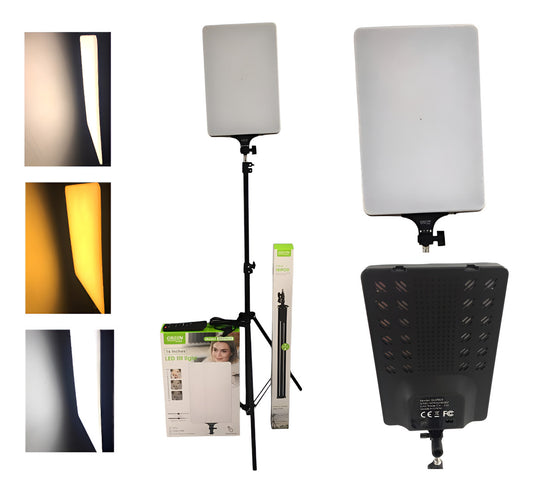 Lámpara Fotográfica Panel Iluminación Tripode Luz Led