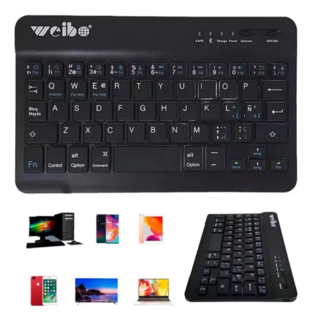Mini Teclado Slim Inalámbrico 3.0 Bluetooth Telefonotabletpc