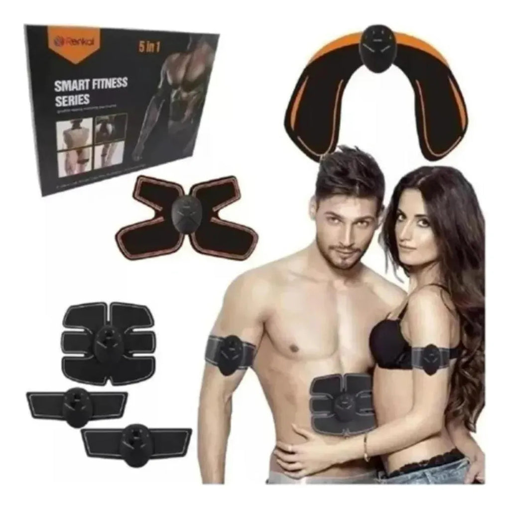 Kit Electroestimulador Muscular Fitness 5 En 1 Smart Fitness