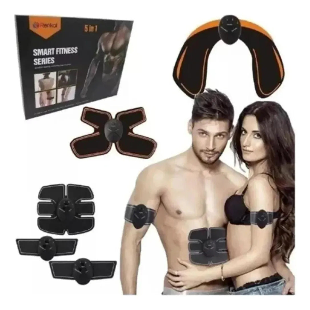 Kit Electroestimulador Muscular Fitness 5 En 1 Smart Fitness