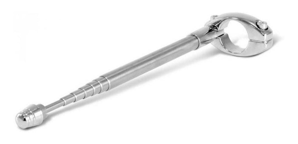 Antena Seguridad Motos Pro Biker Acero Inoxidable Corta Hilos Gris