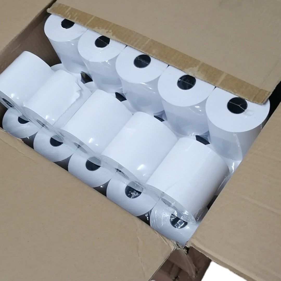 50 Rollos Papel Térmicos 80x80mm Postcajaimpresora