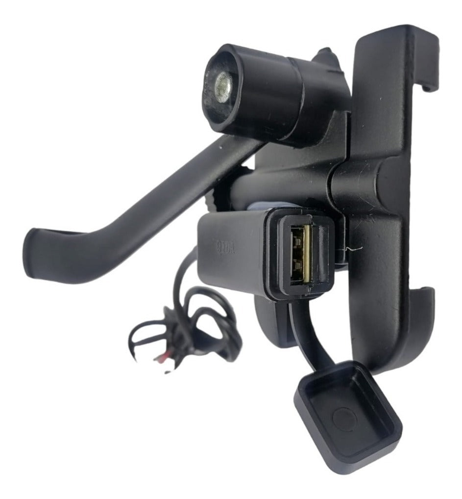 Soporte Porta Celular Metálico Bicicleta Moto Anti Vibración
