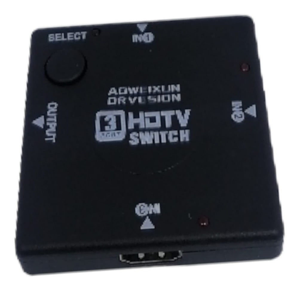 Switch Hdmi 3x1 Full Hd 1080p Hub Pasivo Conmutador