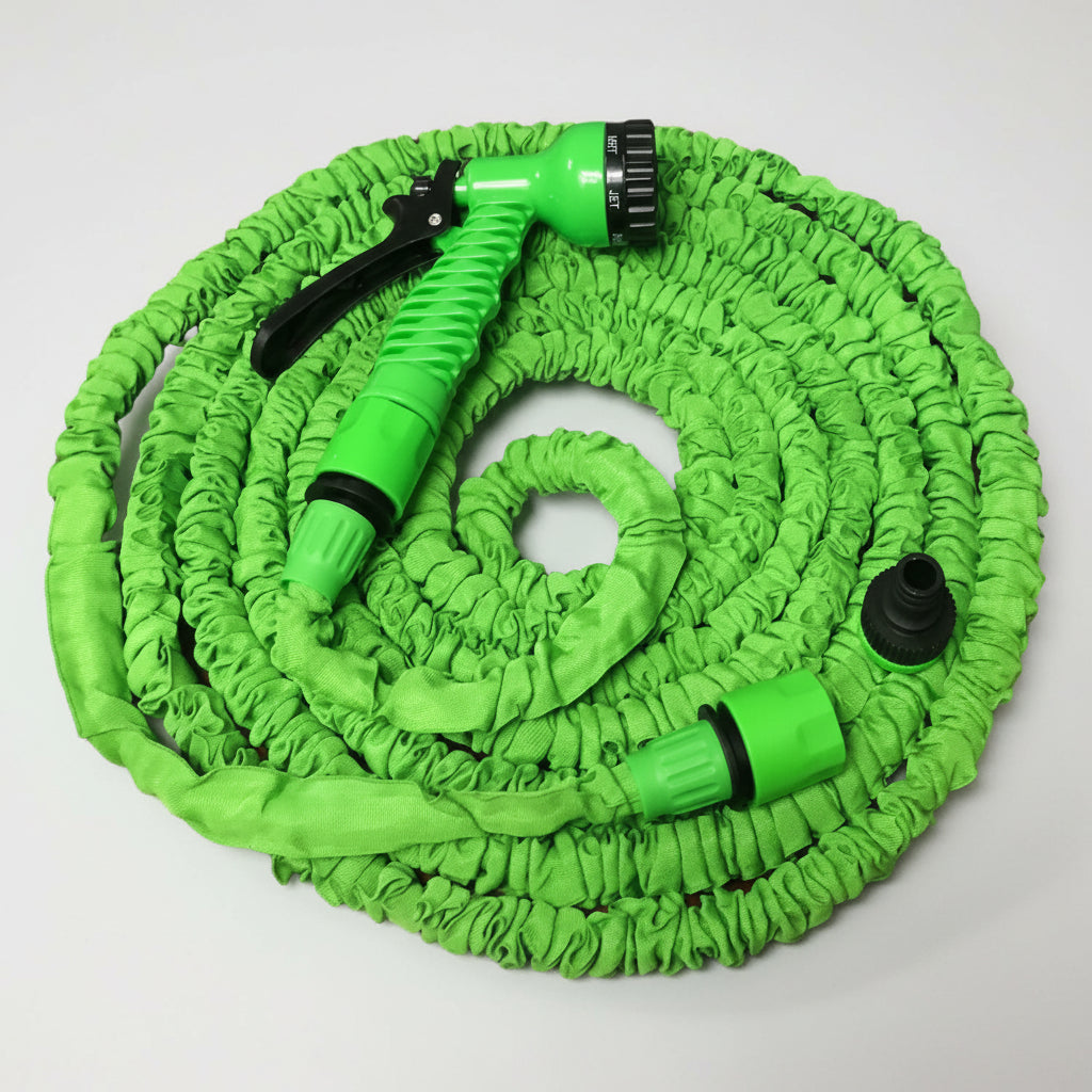 Manguera Retráctil Expandible Jardín 45 Mts Color Verde
