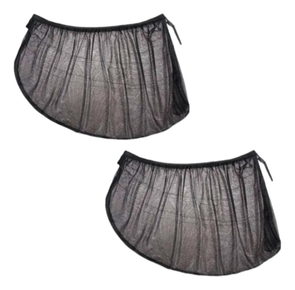 Pack X2 Parasol De Ventanas Laterales Traseras Para Auto