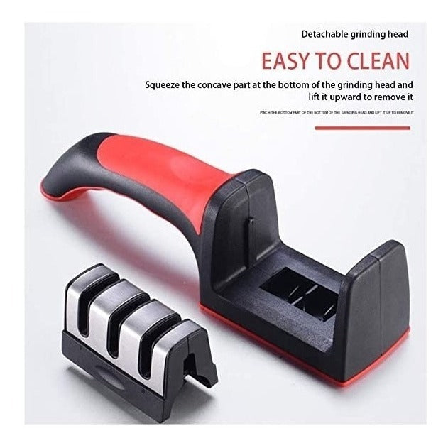 Afilador De Cuchillos Y Tijeras Amolador Manual