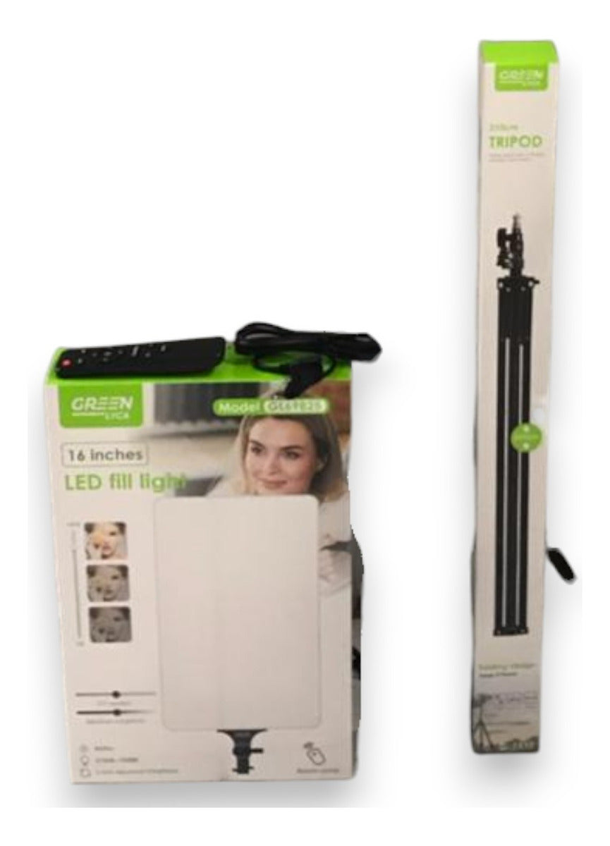 Lámpara Fotográfica Panel Iluminación Tripode Luz Led