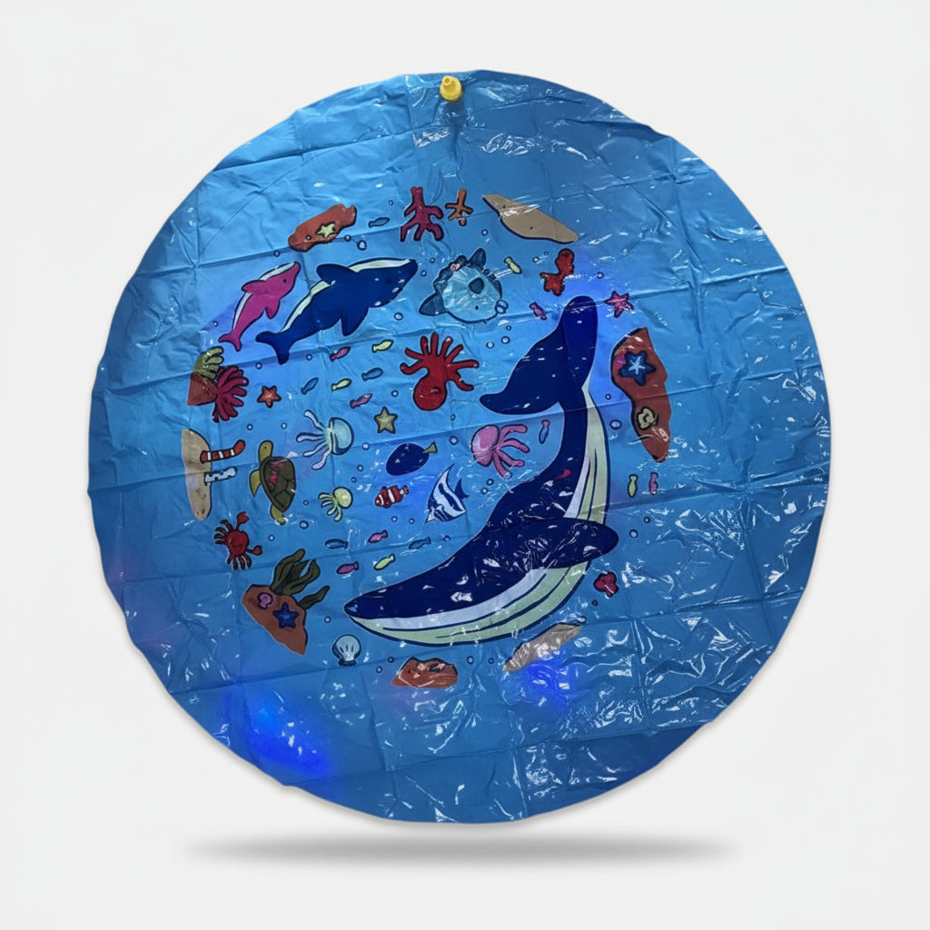 Piscina Fuente Infantil 120cm Tipo Splash Agua Exterior