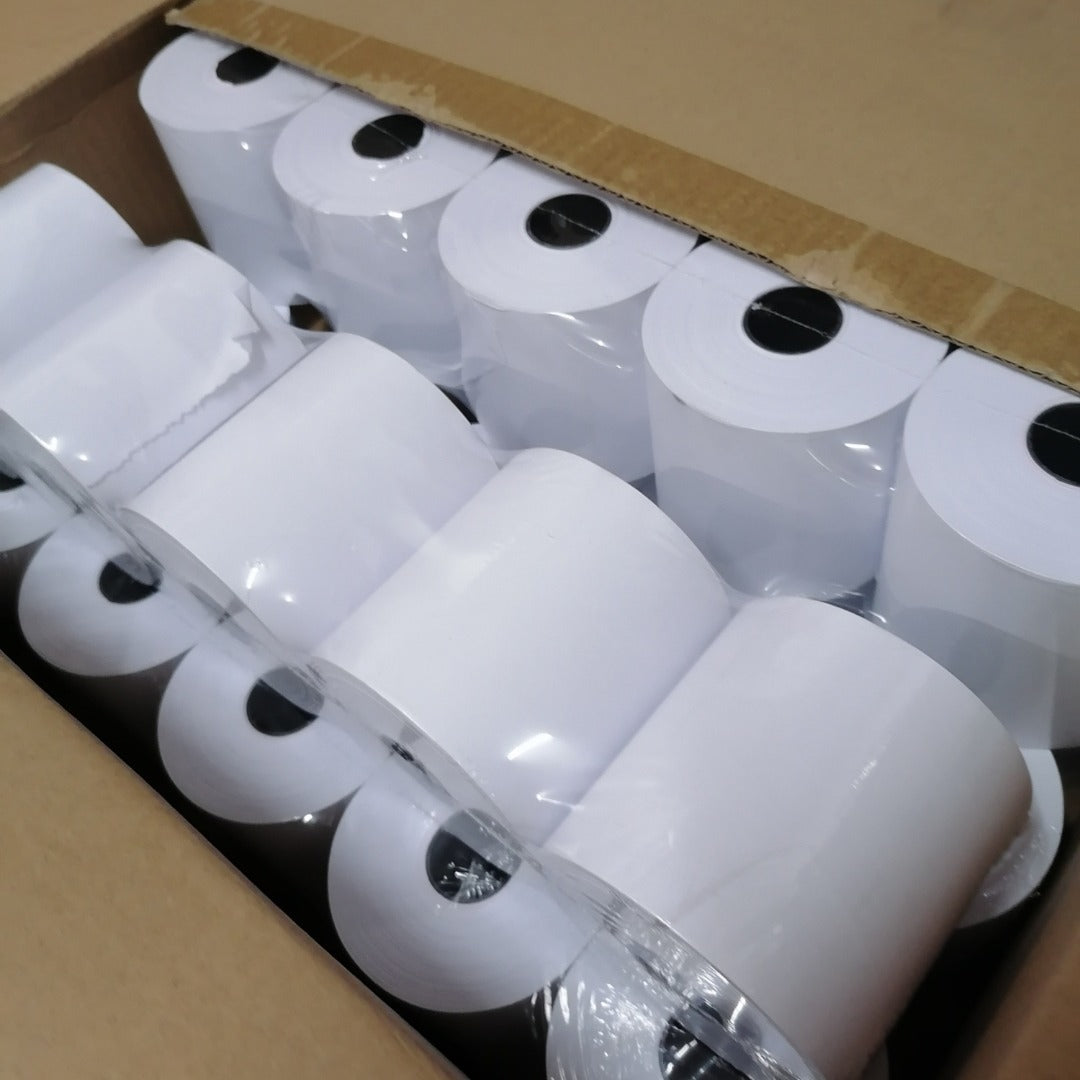 50 Rollos Papel Térmicos 80x80mm Postcajaimpresora