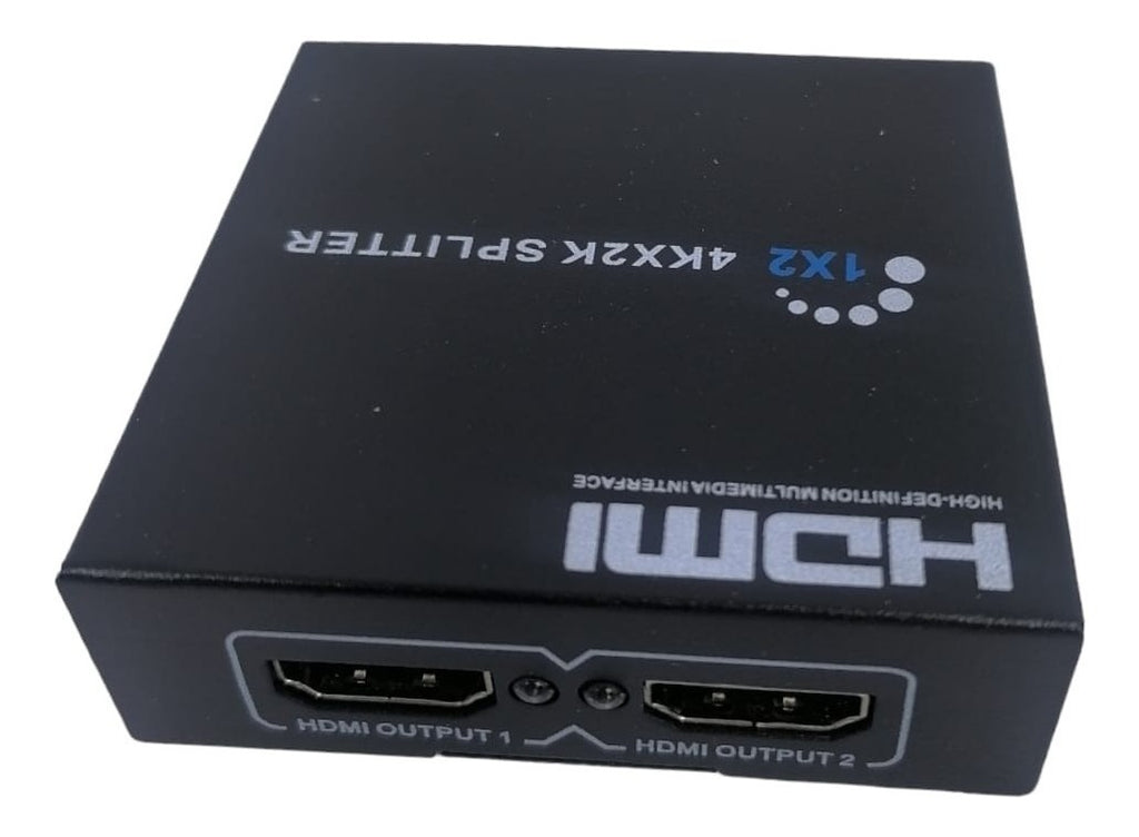 Splitter Hdmi 1x2 Full Hd Activo 2 Salidas 1080p Tv / Metal