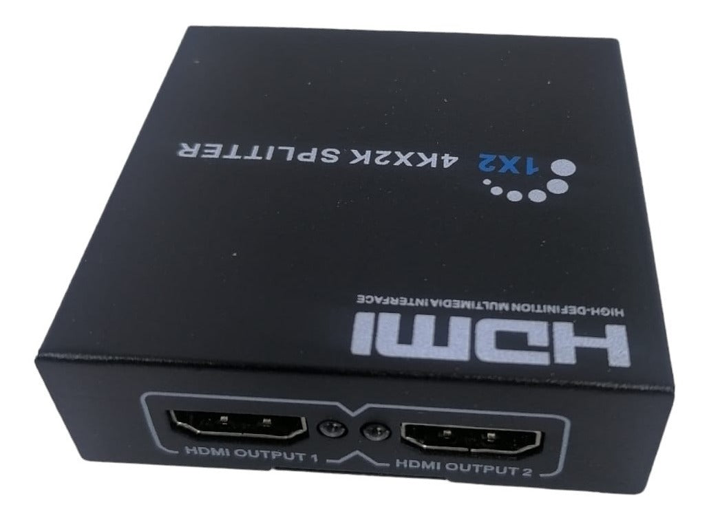 Splitter Hdmi 1x2 Full Hd Activo 2 Salidas 1080p Tv / Metal