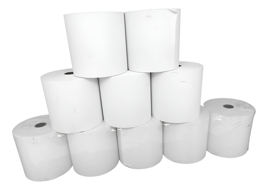 10 Rollos Papel Térmicos 80x80 Mm