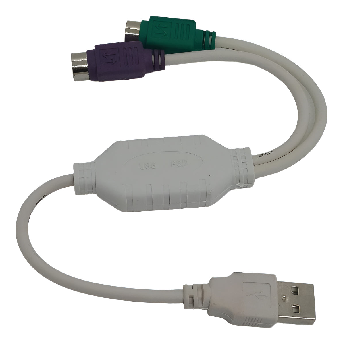 Adaptador Usb / Ps2 Para Teclado Y Mouse