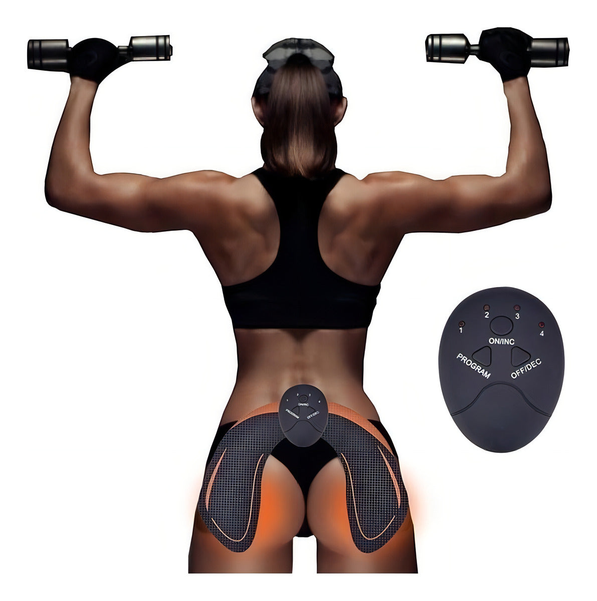 Electro Estimulador Gluteo Muscula Levanta Tonifica Cola 3