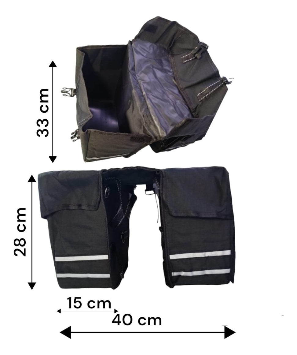 Bolso Portaequipajes  Alforja Bicicleta Ciclismo Reforzada