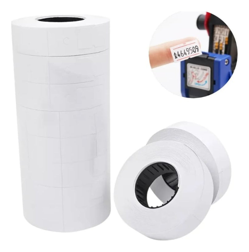 Etiquetas 5000 Blancas Para Maquina Mx6600 Doble Linea