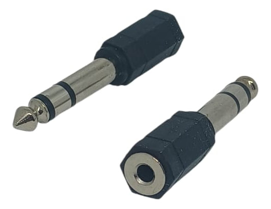 Adaptador Audio Estéreo Plug Jack 6.3mm Macho A 3.5mm Hembra