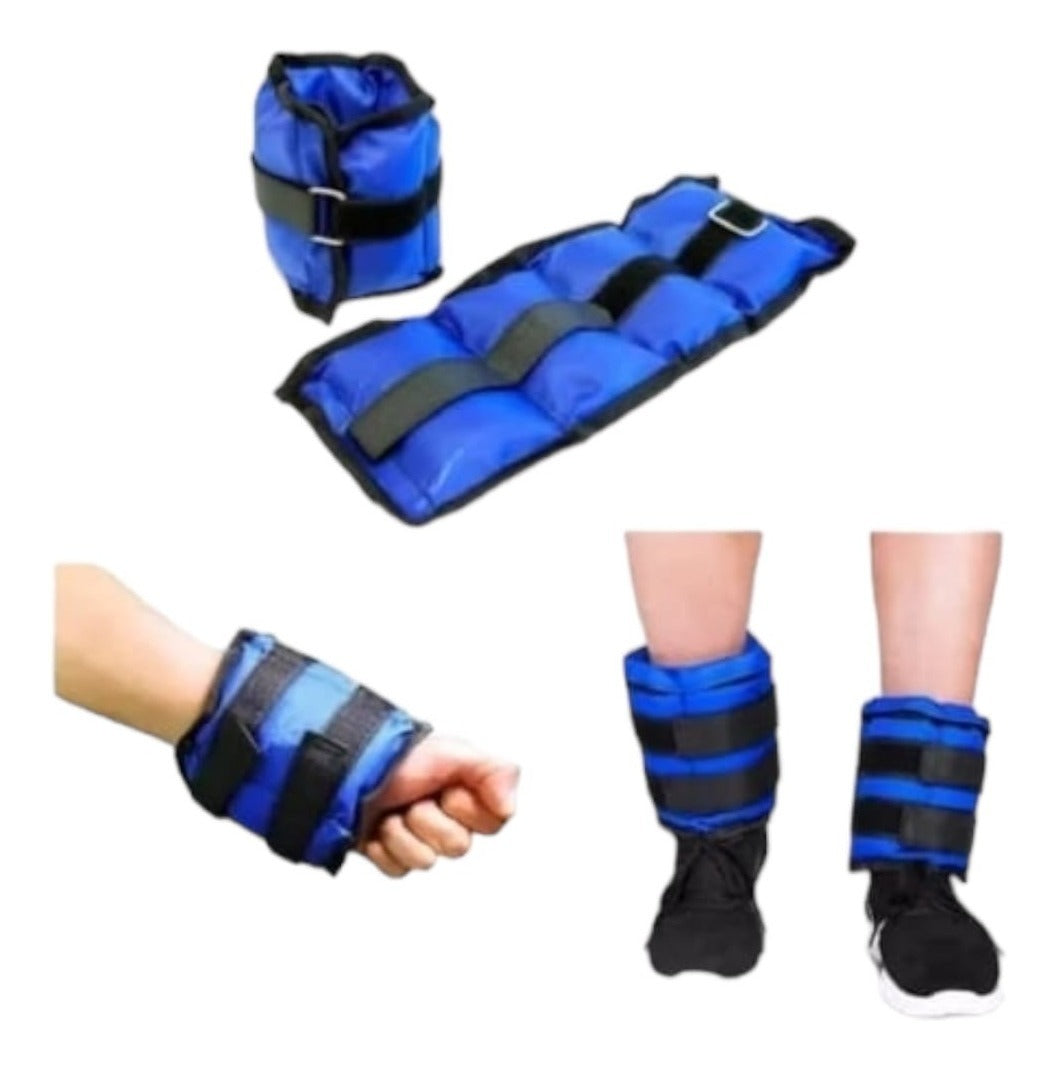 Pesas Mancuerna Tobillo O Muñeca 0,5kg C/u. Total 1kg El Par