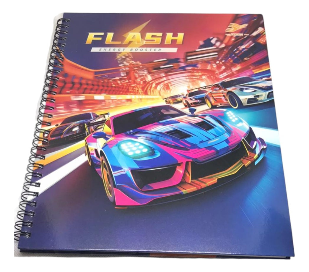 Pack 6 Cuadernos College 100 Hjs Variados Tapa Brillante 7mm