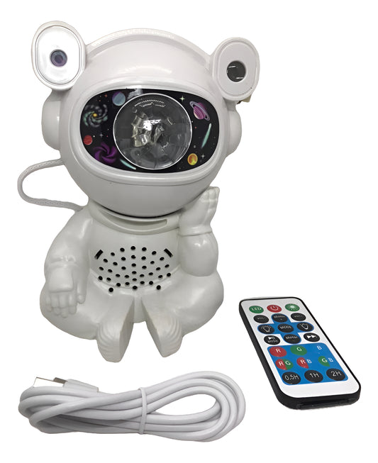 Astronauta Proyector Galaxia Estrellas Bluetooth Parlante