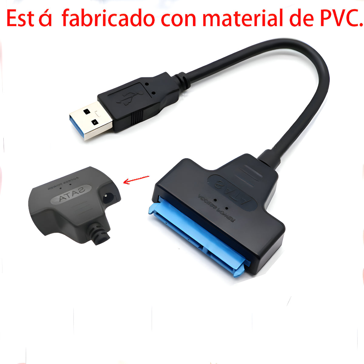 Adaptador Usb 3.0 A Sata Iii Para Discos Duros Sdd Hdd De 2,