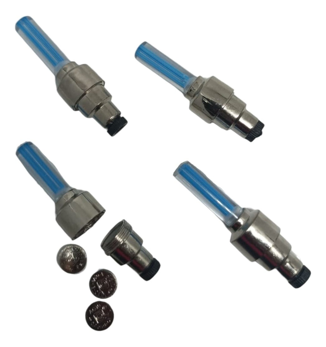 Juegos 4  Luz Led Válvula De Neumáticos Tapas Auto Accesorio