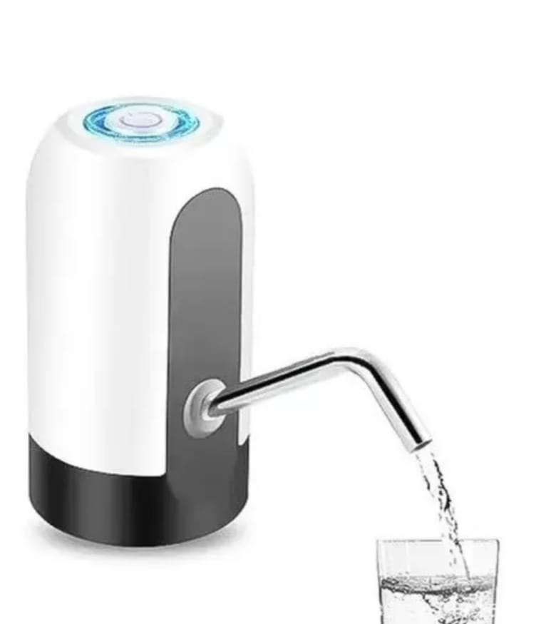 Bomba Dispensador Agua Eléctrica Acero Inox Botellón USB Recargable