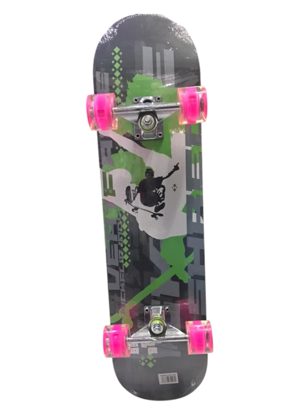 Tabla De Skate Completa 7 Capas Ruedas Luz Led