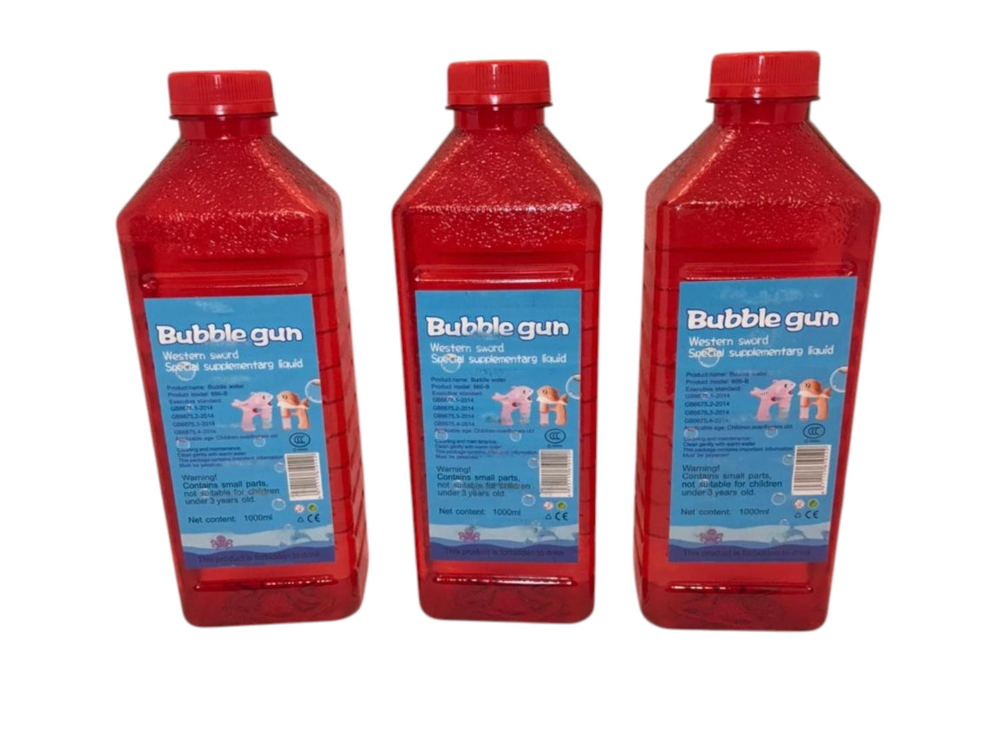 Pack 5 Litros de Líquidos Para Hacer Burbujas