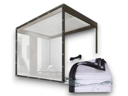 Lona Transparente Impermeable 3x3 mts