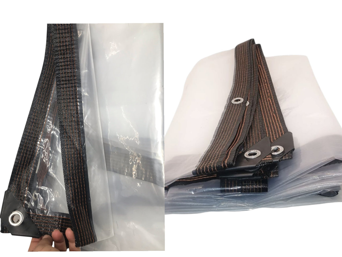 Lona Transparente Impermeable 3x3 mts