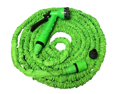 Manguera Retráctil Expandible Jardín 30 Mts Color Verde