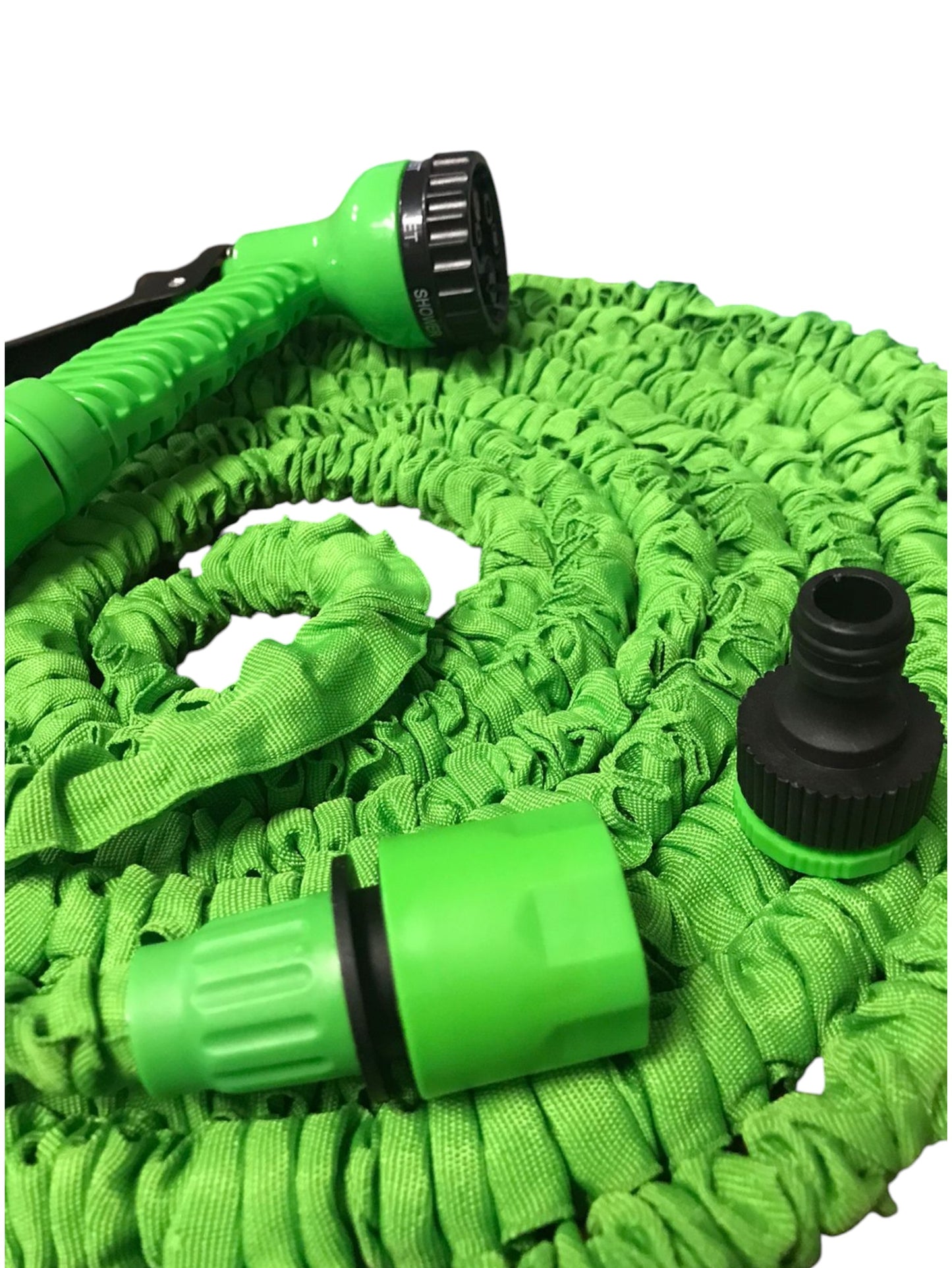 Manguera Retráctil Expandible Jardín 30 Mts Color Verde