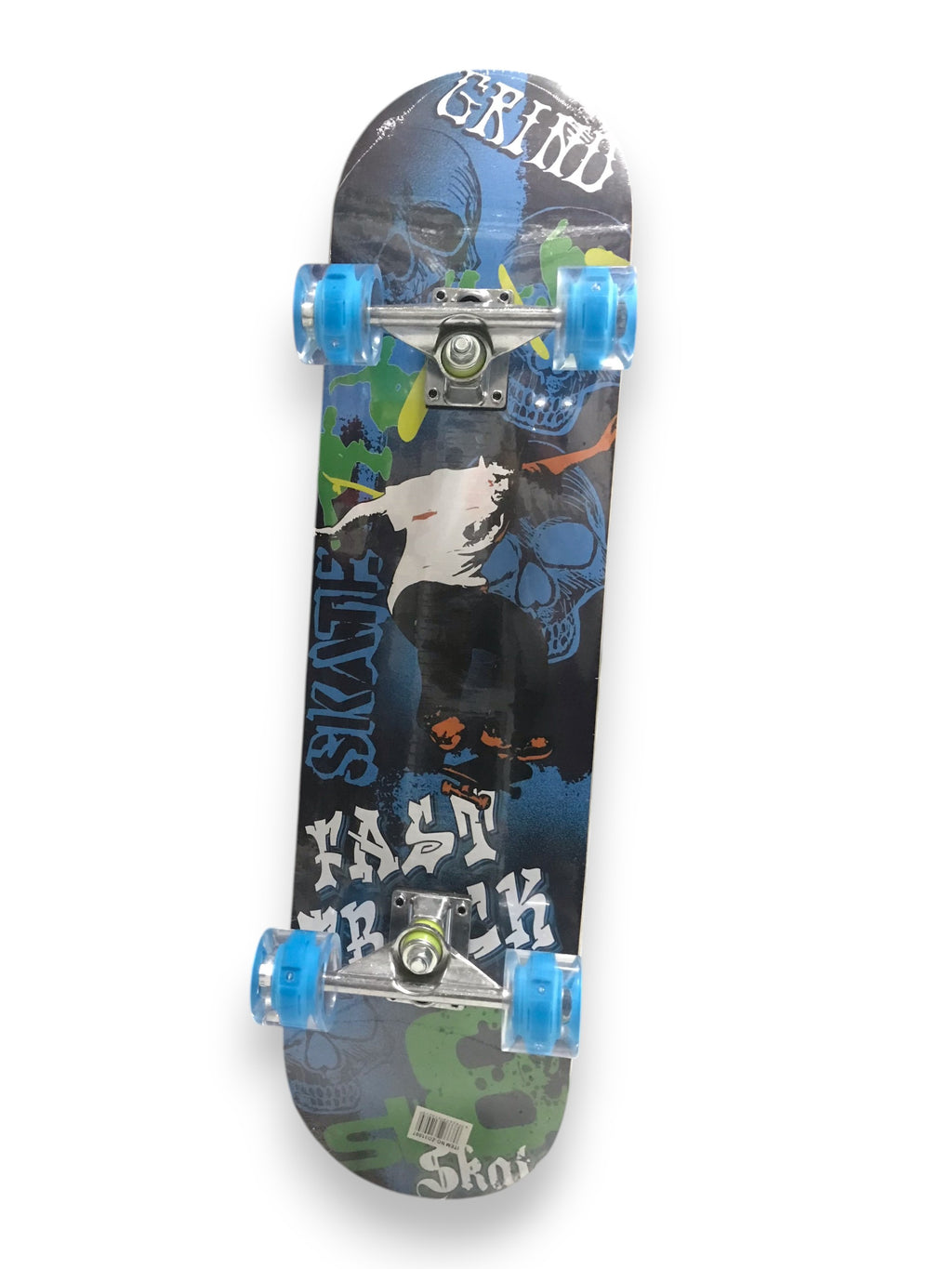 Tabla De Skate Completa 7 Capas Ruedas Luz Led