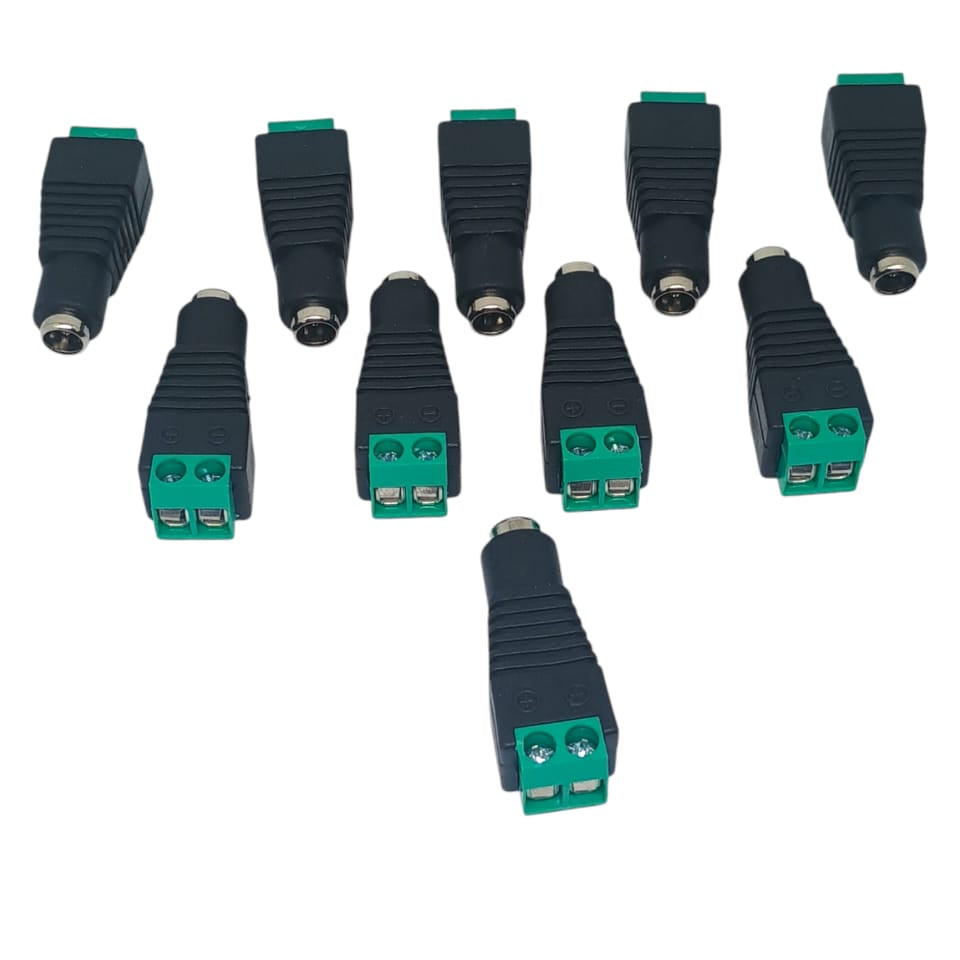 Conector Hembra DC de 5.5X2.5 MM A Terminal Camara X10
