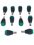 Conector Macho DC De 5.5 X 2.5 MM A Terminal Para Camara De Vigilancia X10