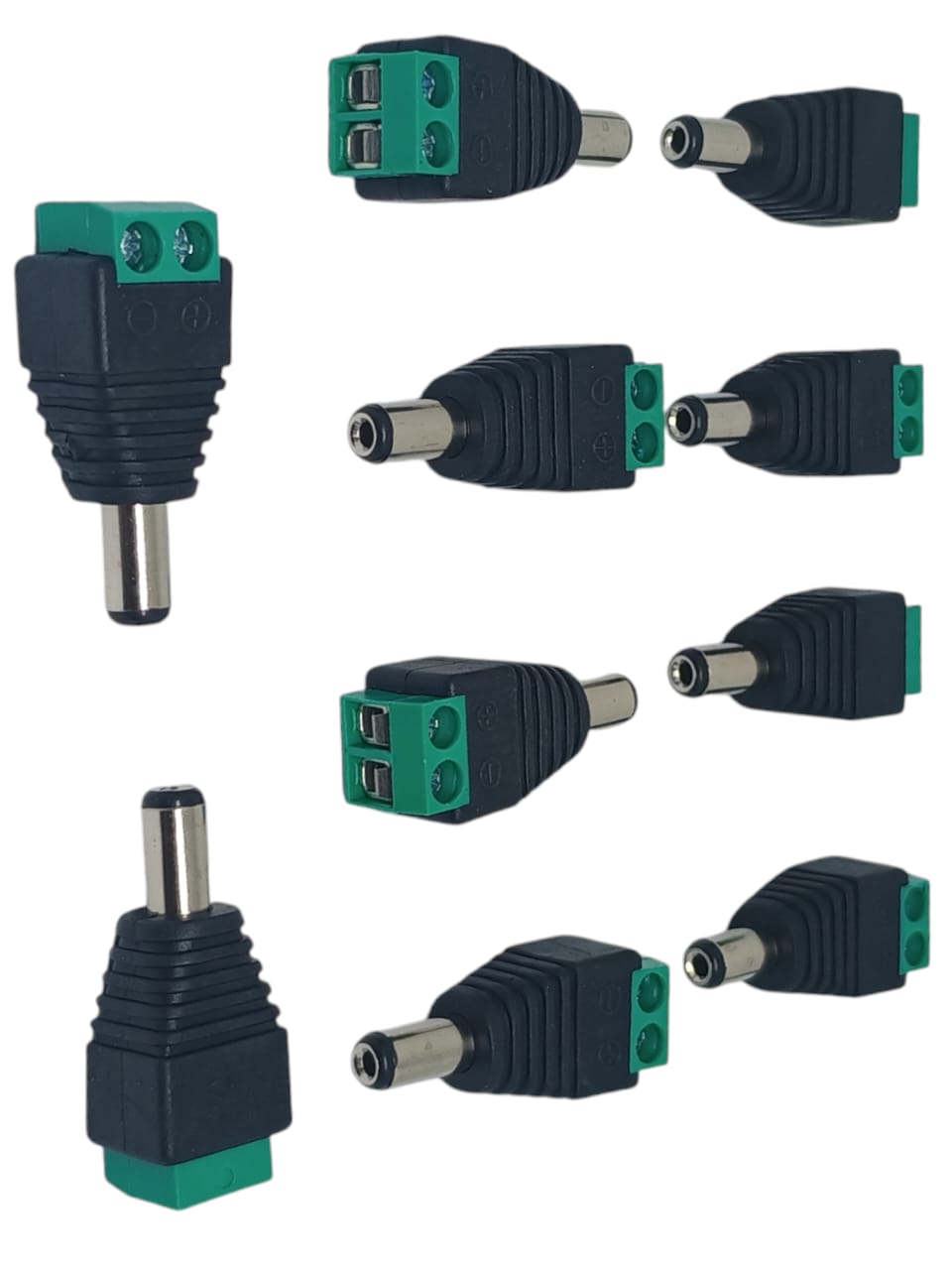 Conector Macho DC De 5.5 X 2.5 MM A Terminal Para Camara De Vigilancia X10