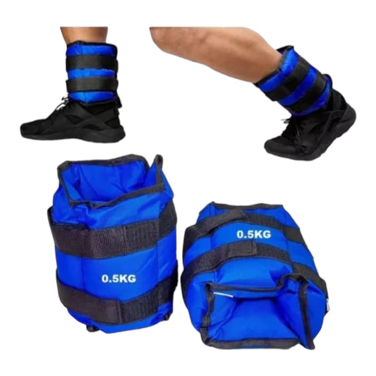 Pesas Mancuerna Tobillo O Muñeca 0.5 kg C/U. Total 1 kg.